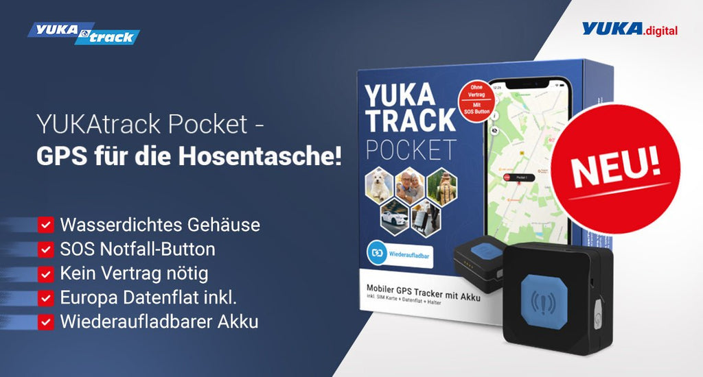 YUKAtrack Pocket - GPS für die Hosentasche - Yukatrack
