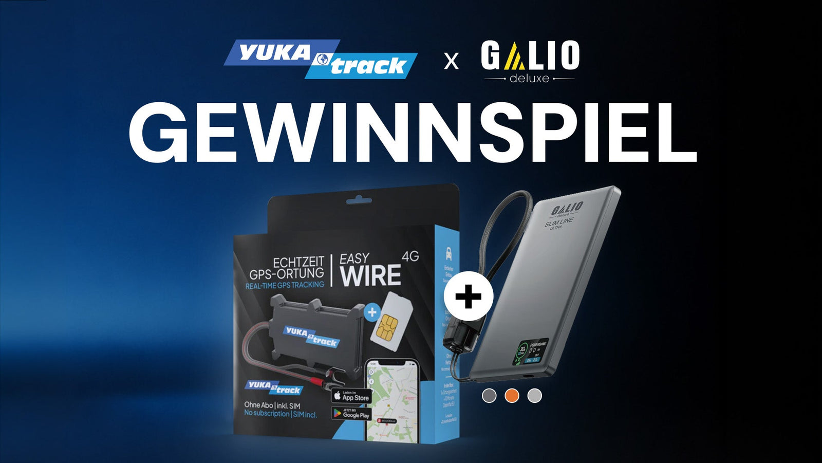 Gewinnspiel: YUKAtrack x GALIO deluxe Bundle
