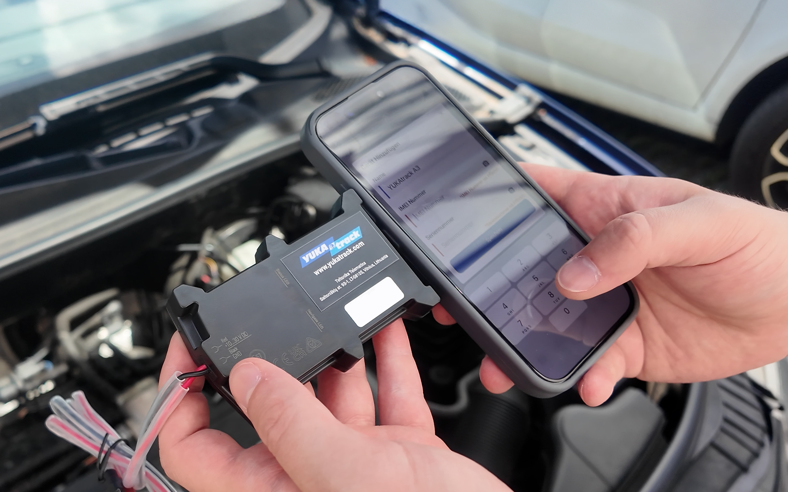 GPS-Tracker registrieren