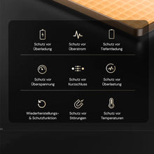GALIO deluxe SLIM LINE ULTRA 3-in-1 Smart Magnetische Powerbank mit 5.000 mAh - Silber