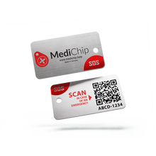 MediChip Anhänger – Digitaler Notfallpass mit QR-Code
