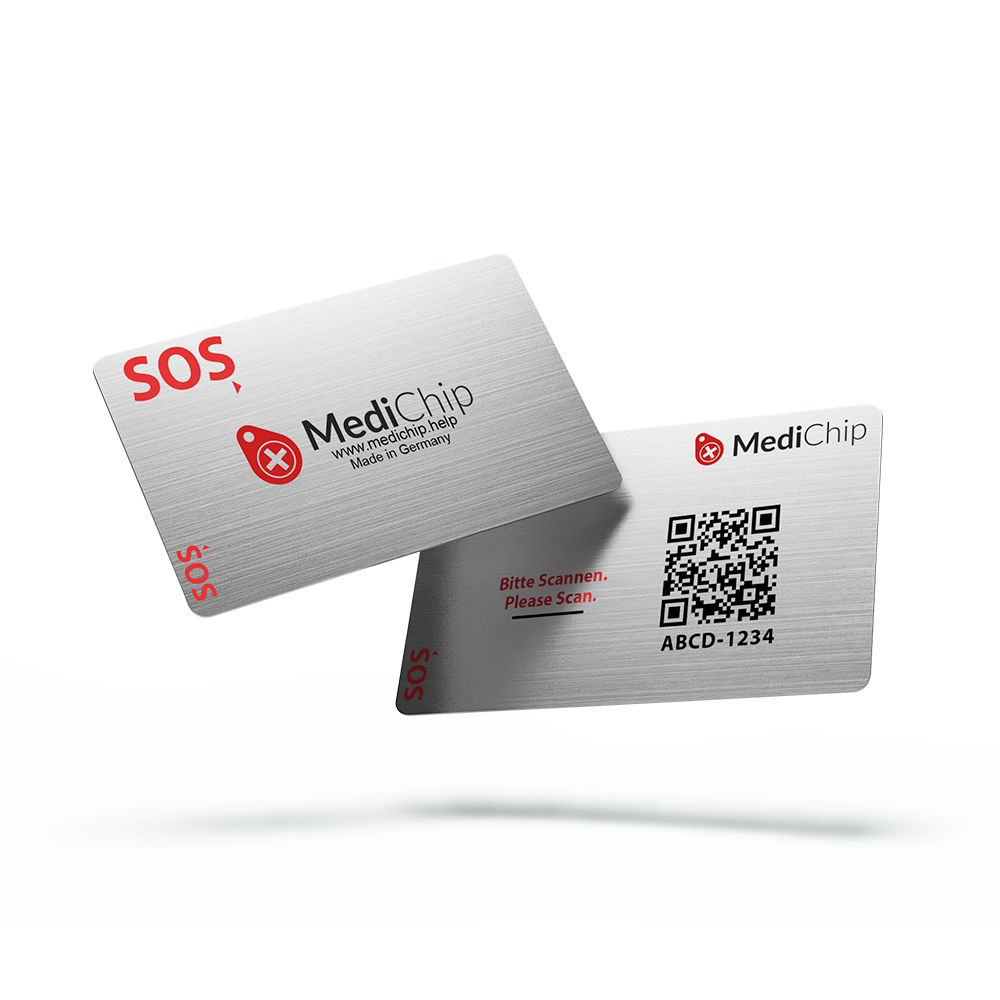 MediChip Karte – Digitaler Notfallpass mit QR-Code
