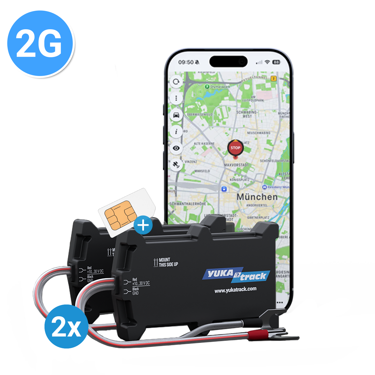 YUKAtrack Bundle - 2x easyWire