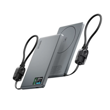 GALIO deluxe SLIM LINE ULTRA 3-in-1 Smart Magnetische Powerbank mit 5.000 mAh - Grey