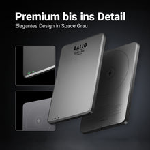 GALIO deluxe SLIM LINE BUSINESS 3-in-1 Smart Magnetic Powerbox mit 5.000 mAh - Grey