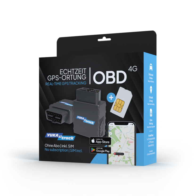 GPS tracking, GPS tracker with SIM card + EU data flat rate – Yukatrack