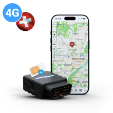 YUKAtrack OBD2 4G GPS Ortung Europaweit inkl. SIM-Karte und Datenflat für die Nutzung der App