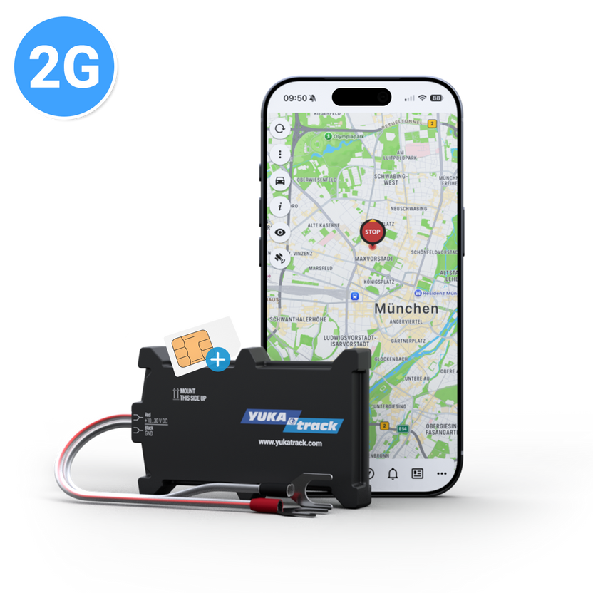 GPS tracking, GPS tracker with SIM card + EU data flat rate – Yukatrack