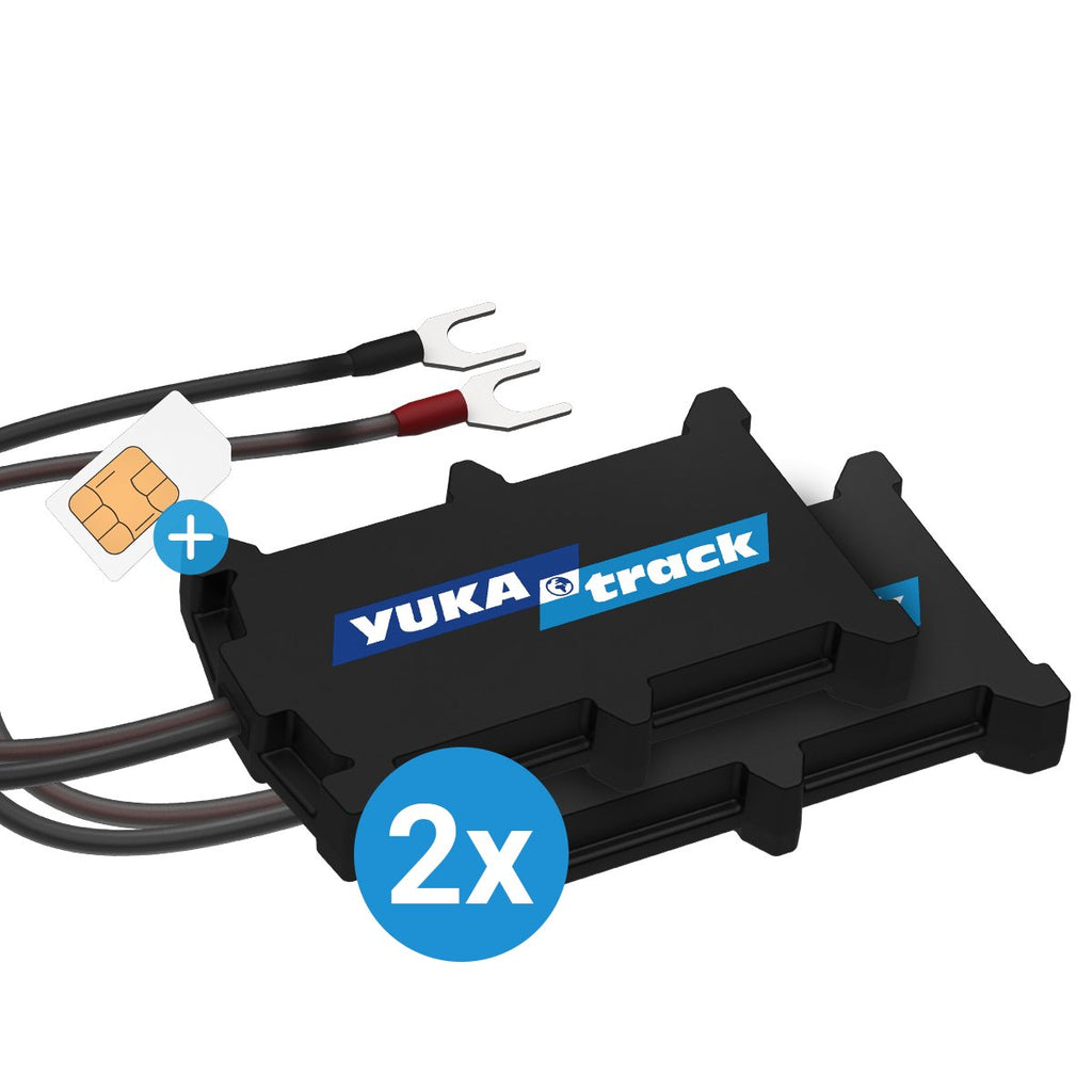 YUKAtrack Bundle - 2x easyWire 2G GPS Tracker - Yukatrack