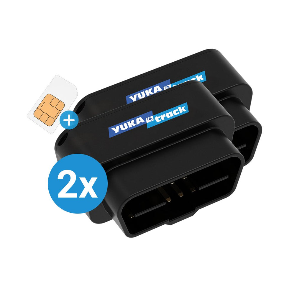 YUKAtrack Bundle - 2x OBD2 2G GPS Tracker - Yukatrack